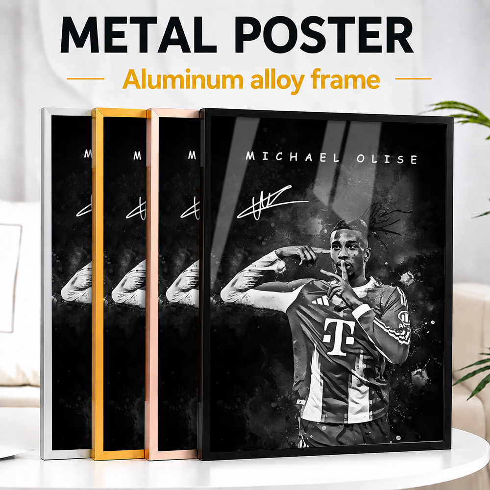Home Gym Icon - Michael Olise, cadre photo en métal