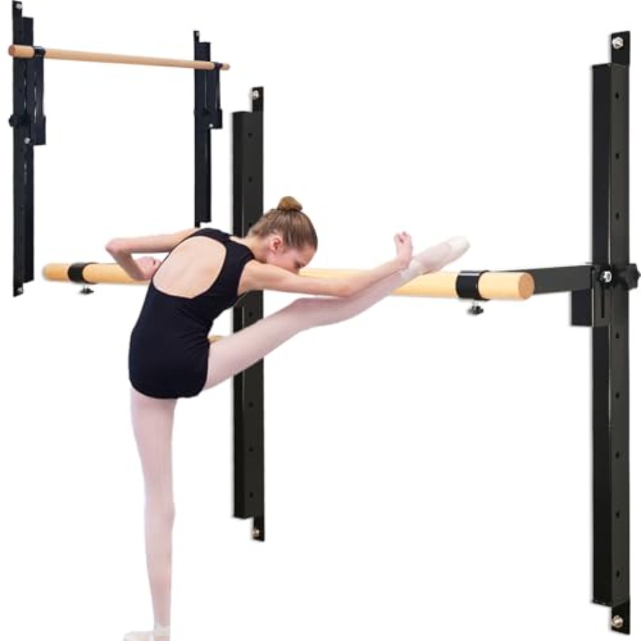 Home Gym Wall - Barre de danse murale réglable en