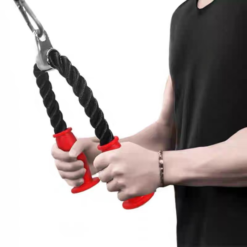 Home Gym Equipment Set - Corde à triceps ergonomique antidérapante pour