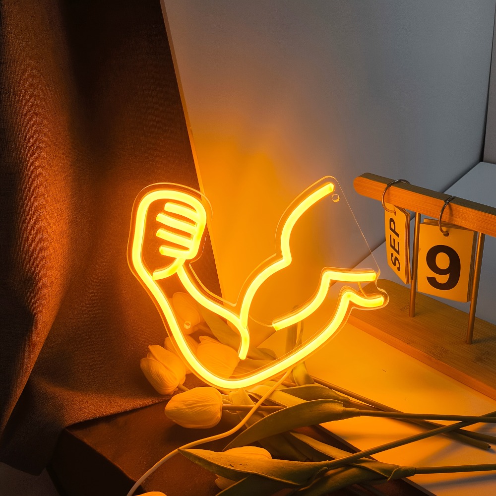 Home Gym Neon Sign - Lumière de motivation fitness - Enseignes