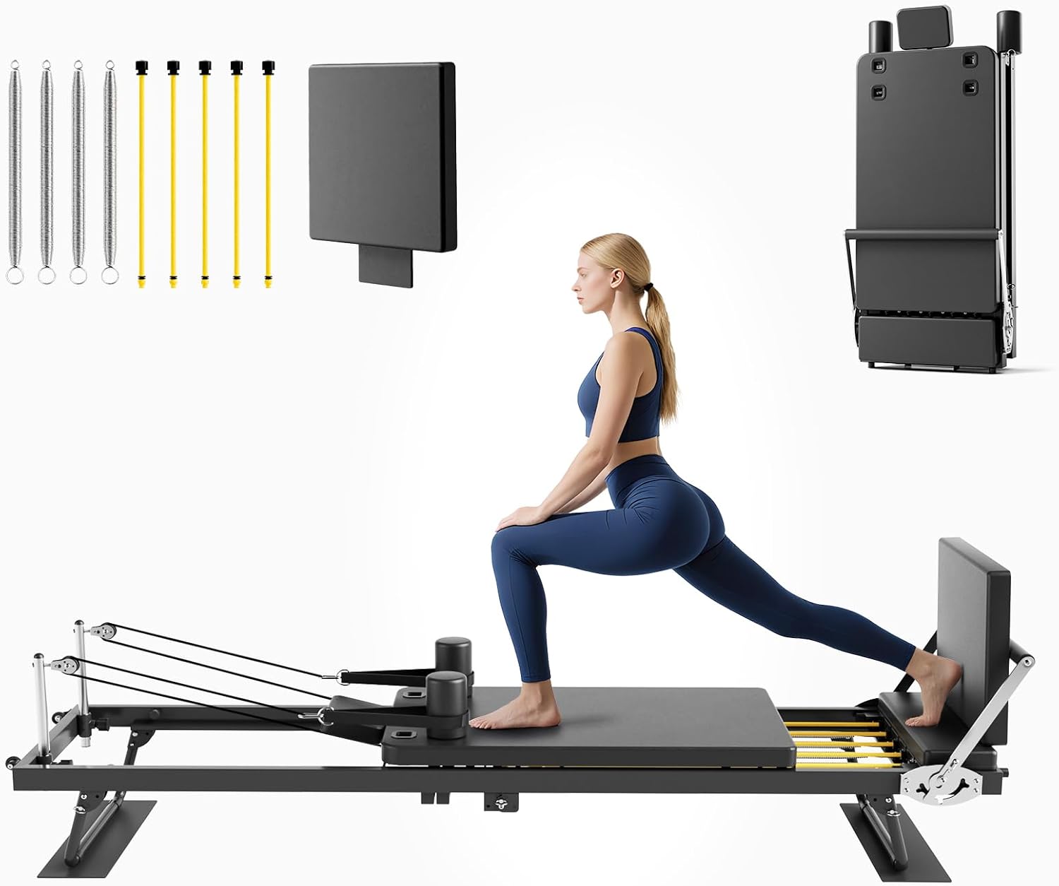 Home Gym Equipment Set - Machine de Pilates pliable, équipement de
