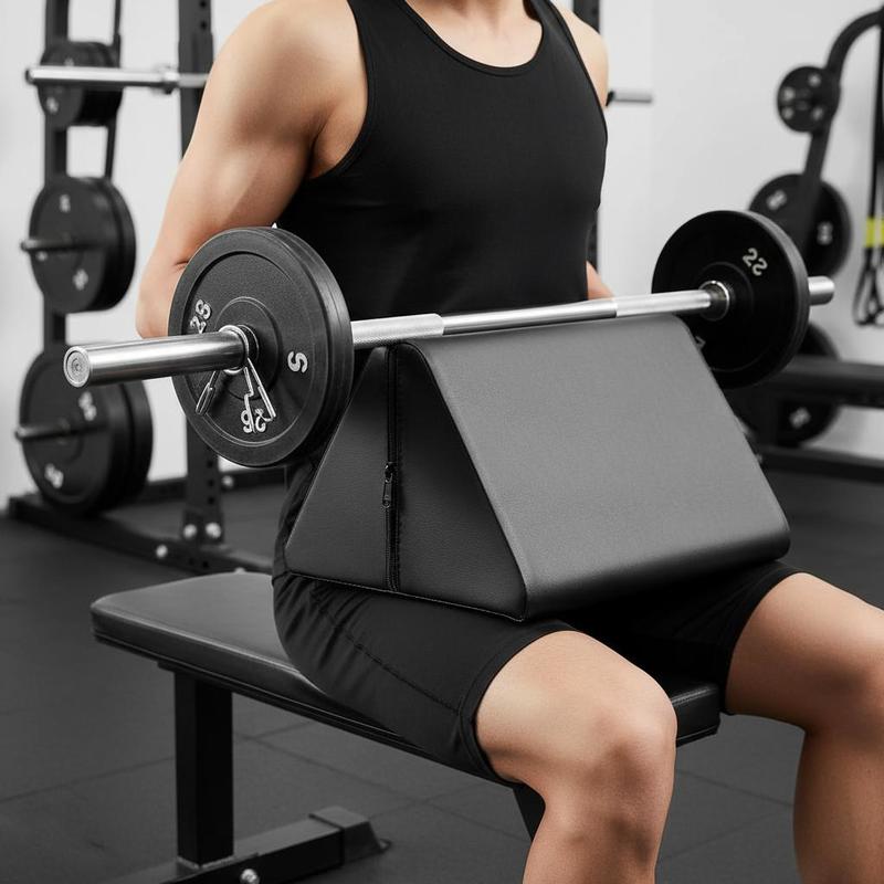 Home Gym For Small Spaces - Coussin d'entraînement pour biceps 7,4x6x13,4 pouces