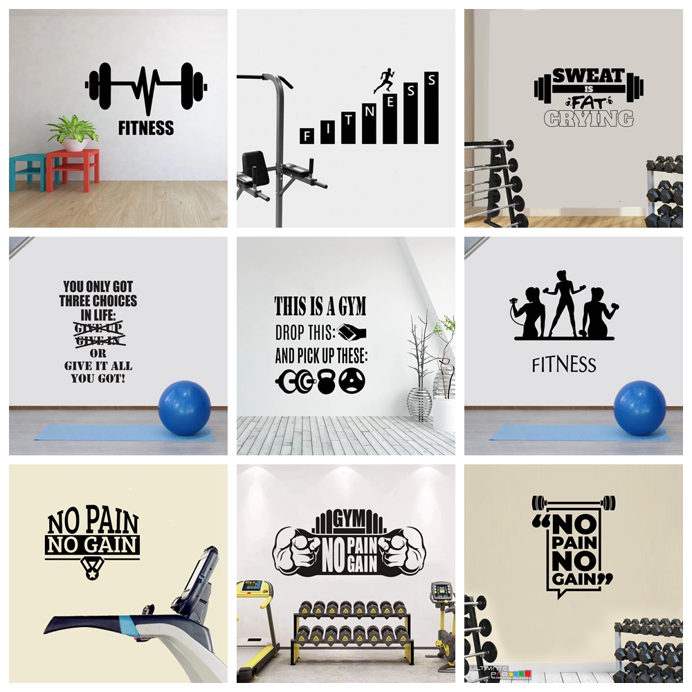 Home Gym For Kids - Autocollant mural de la culture Dean