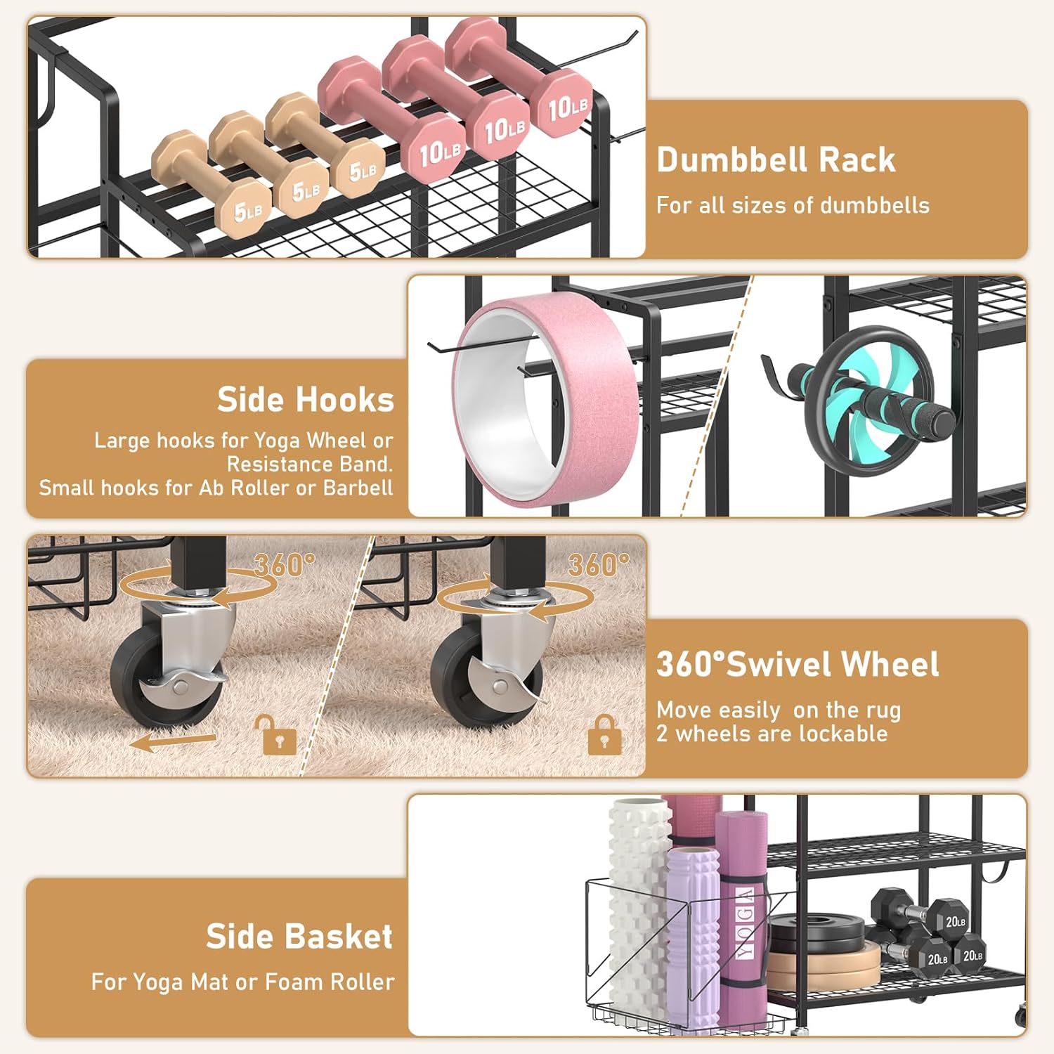 Rangement pour salle de sport  - Home Gym Equipment avis et prix