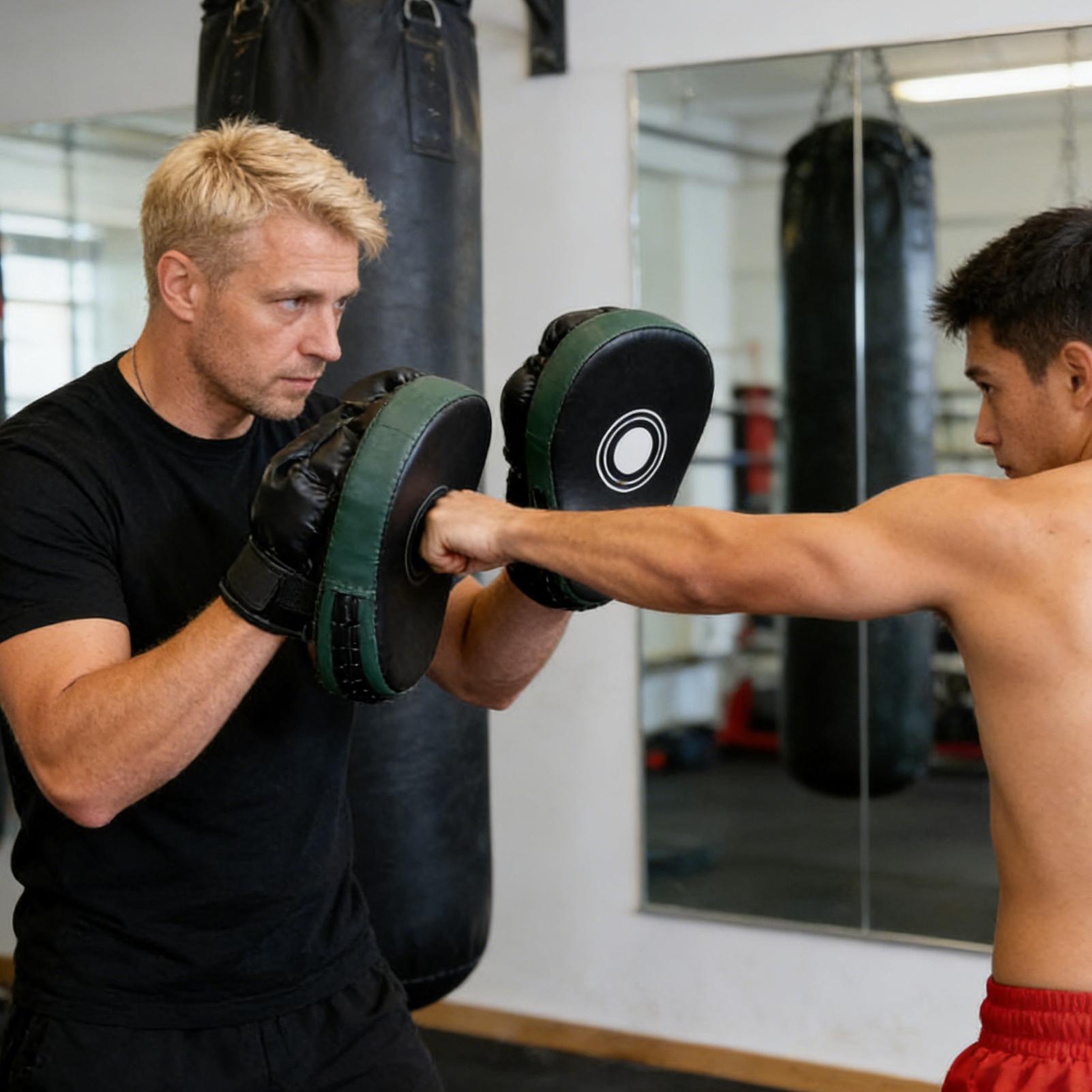 Mitaines de boxe en cuir PU, é - Home Gym For Small Spaces avis et prix