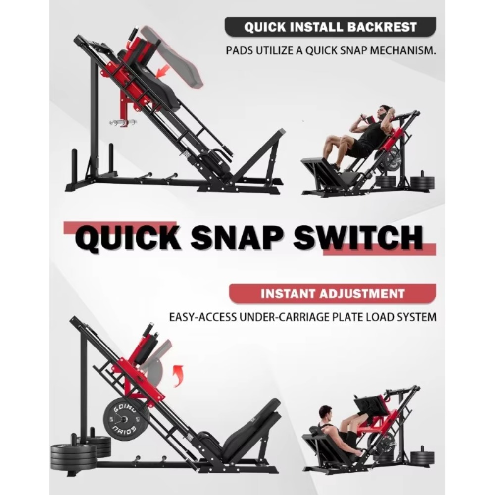 Machine 3-en-1 Leg Press Hack  - Home Gym Quad Machine avis et prix