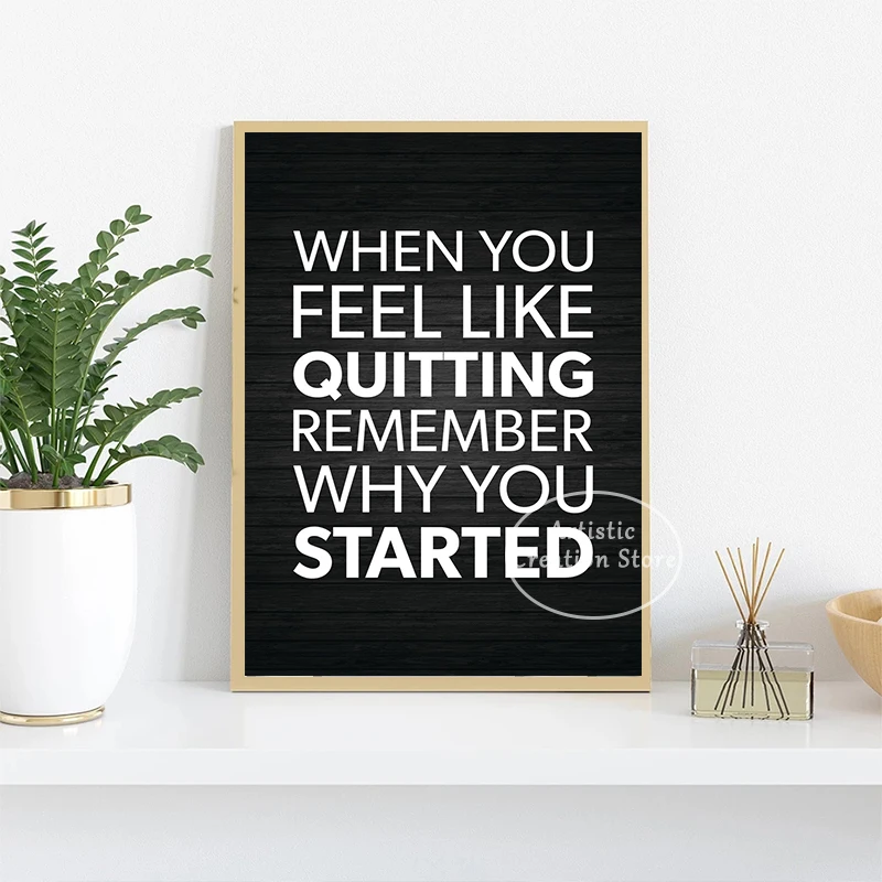 Affiche de citations inspirant - Home Gym Icon avis et prix