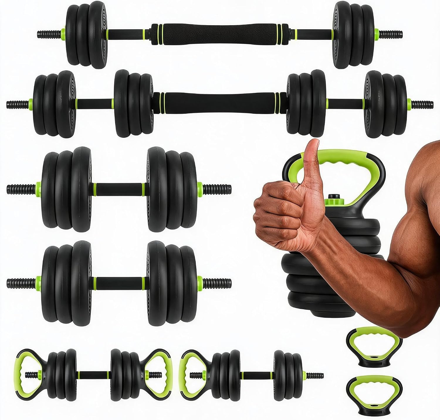 Ensemble d'haltères réglables  - Home Gym Equipment Set avis et prix