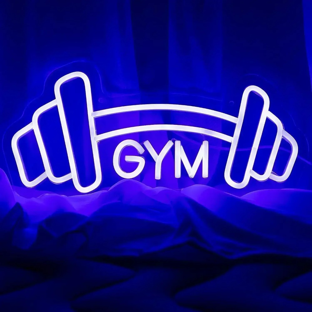 Enseigne au néon en forme d'ha - Home Gym Neon Sign avis et prix