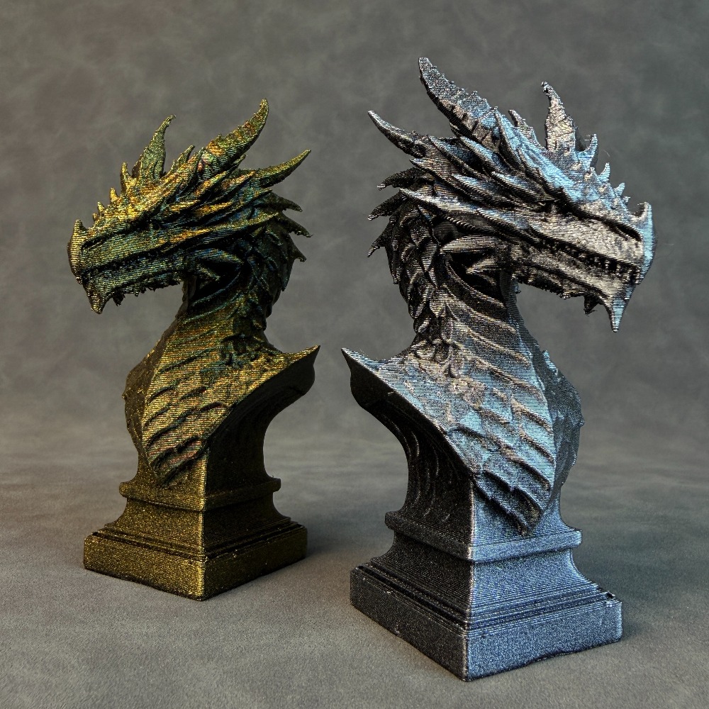 Sculpture de tête de dragon en - Head Racket Boom avis et prix