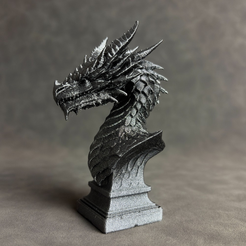 Sculpture de tête de dragon en - Head Racket Boom avis et prix