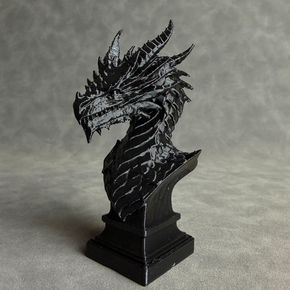 Sculpture de tête de dragon en - Head Racket Boom avis et prix